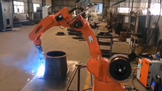 博创尔必地中空焊接机器人焊接应用案例视频