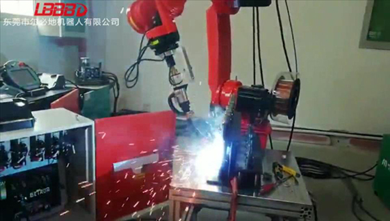 博创尔必地LBBBD焊接机器人焊接视频